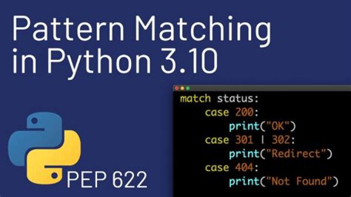'negative' pattern matching in python