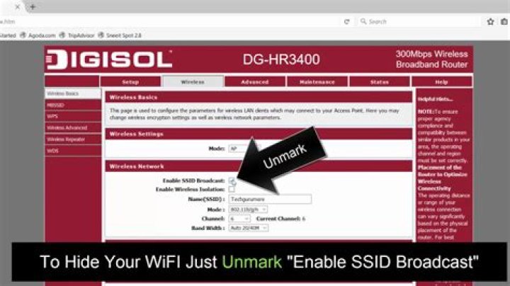 14.04 - Disable SSID broadcast on Wifi Hotspot on Ubuntu Laptop