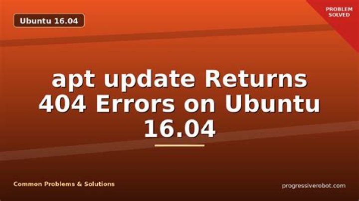 404 Error on Ubuntu 16.04