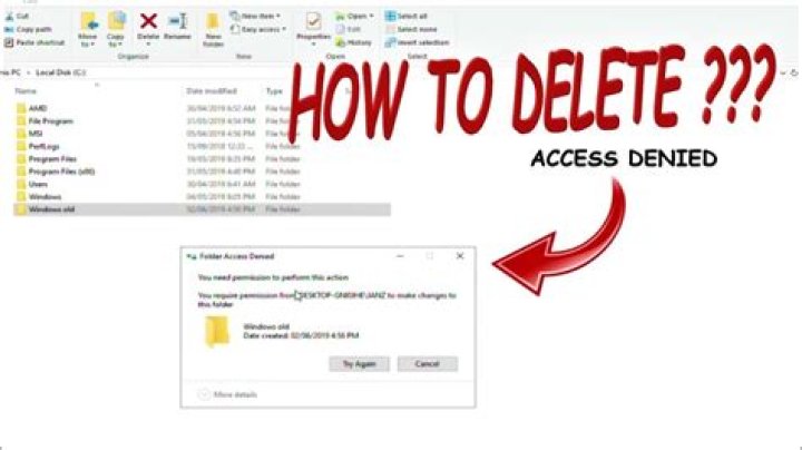 Access denied to delete or rename a folder [closed]