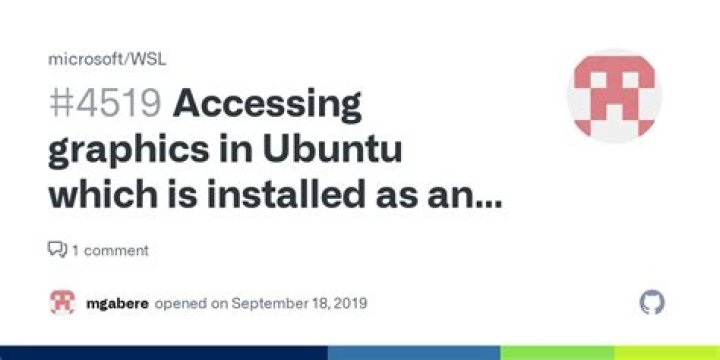 Accessing graphics in Ubuntu which is installed as an app in Windows 10 HP