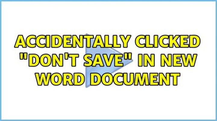 Accidentally clicked 