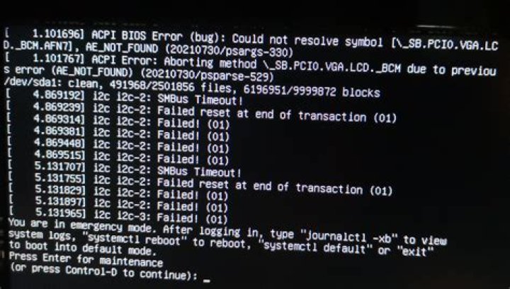 ACPI error on every boot