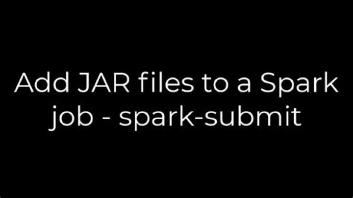 Add JAR files to a Spark job - spark-submit