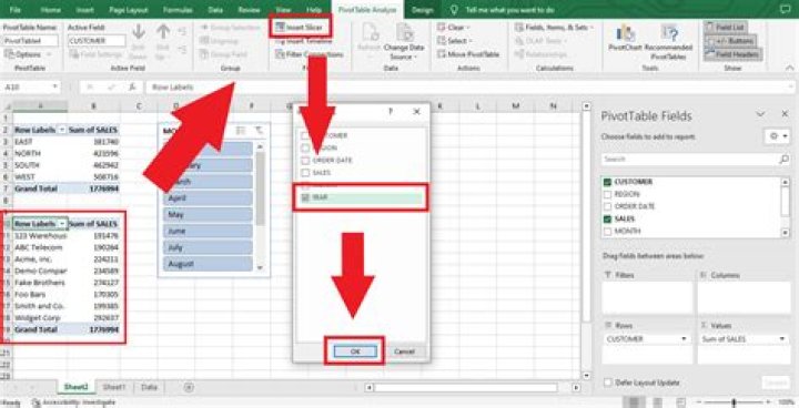 Add Slicer Selections to sheet in a list - Excel VBA