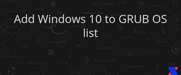 Add Windows 10 to GRUB OS list