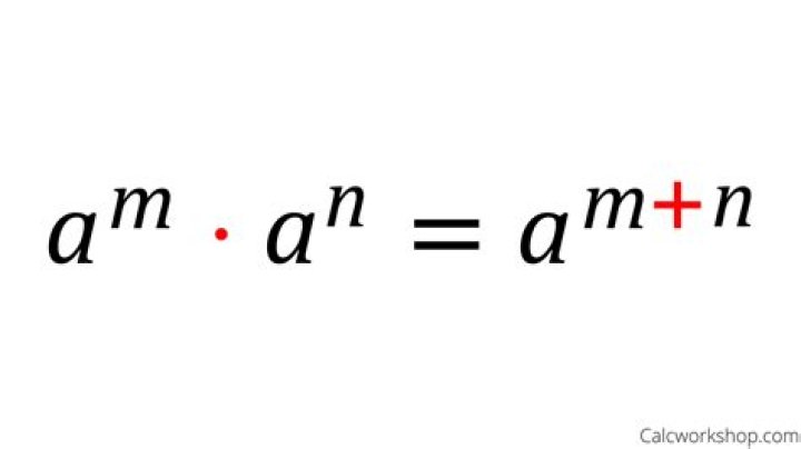 Adding exponents with the same base