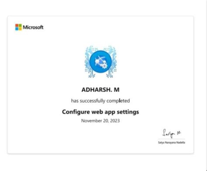 Adharsh M's user avatar