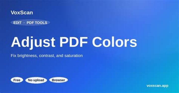 Adjust PDF colors on a dark document (for print)