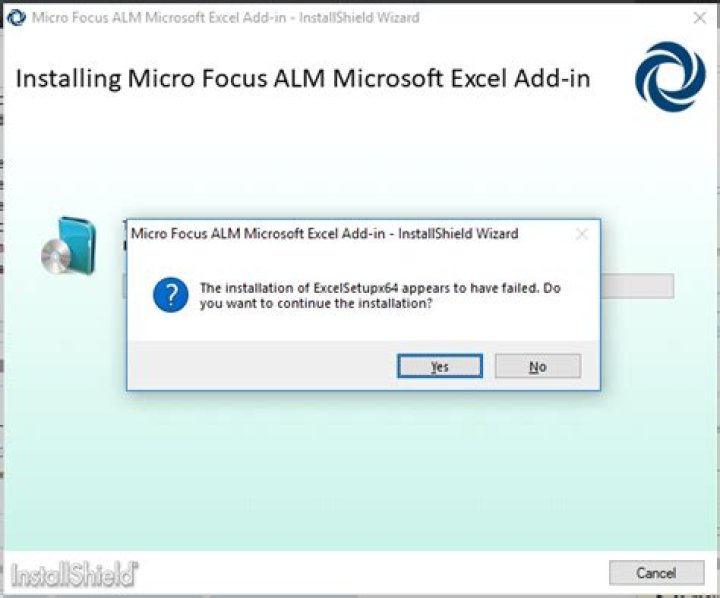 ALM Error screenshot