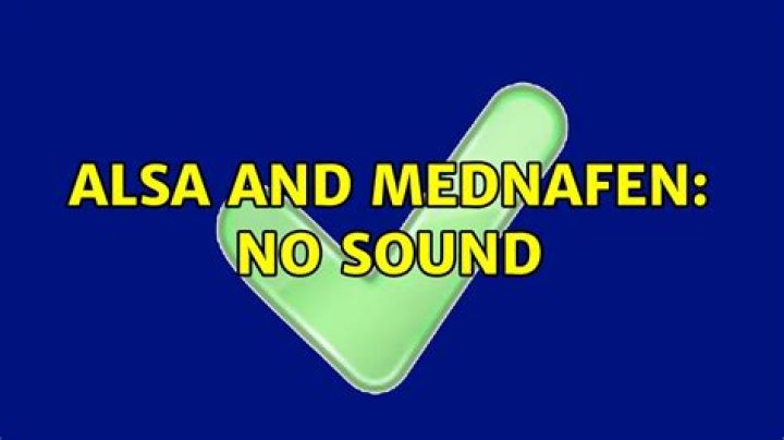 ALSA and Mednafen: No Sound [closed]