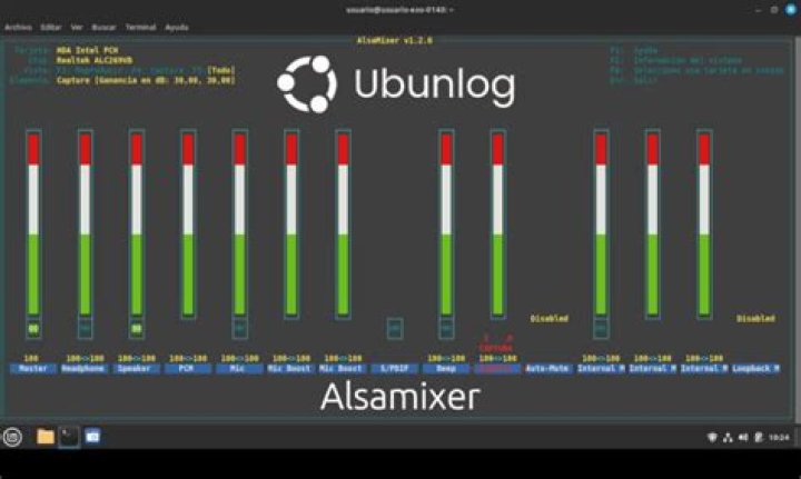 alsamixer