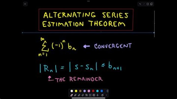 Alternating Series Estimation Theorem and this series