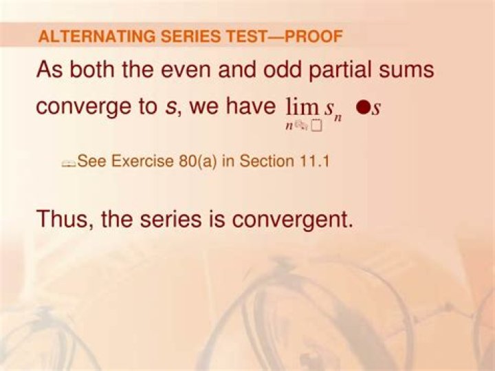 Alternating Series Test Proof