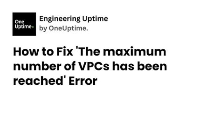 Amazon EC2 error while launching instances The maximum number of VPCs has been reached