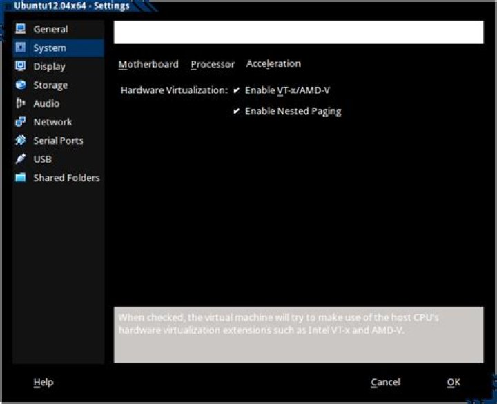 AMD-V is not enabled in VirtualBox on AMD APU