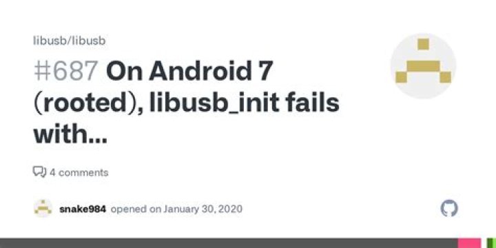 Android L | libusb_init returns LIBUSB_ERROR_OTHER (-99)
