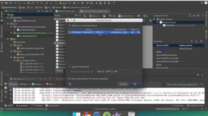 Android Studio cant run app on emulator