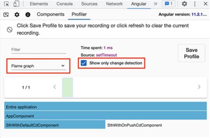 Angular 9 display number of change detection cycles on the UI? stackblitz inside