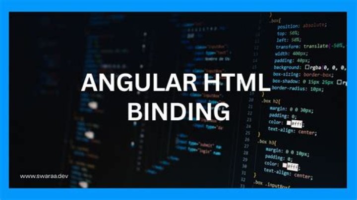 Angular HTML binding