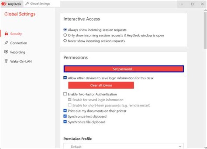 Anydesk crashes after another user accepts remote connection