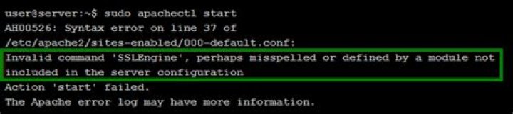 Apache: Invalid command 'SSLEngine', perhaps misspelled or defined by a module not included in the server configuration