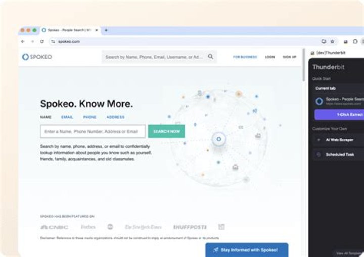 API for spokeo? Scraping Spokeo [closed]