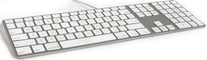 Apple slim aluminum keyboard