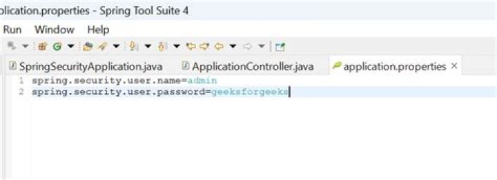 application.properties file