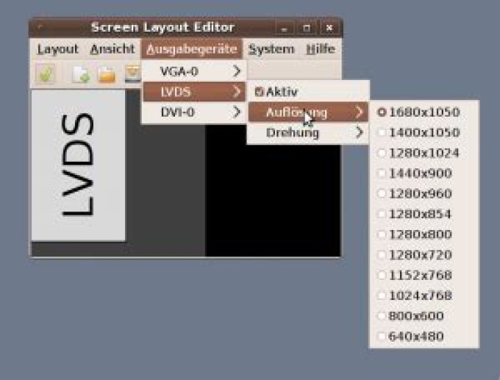 Arandr screenshot