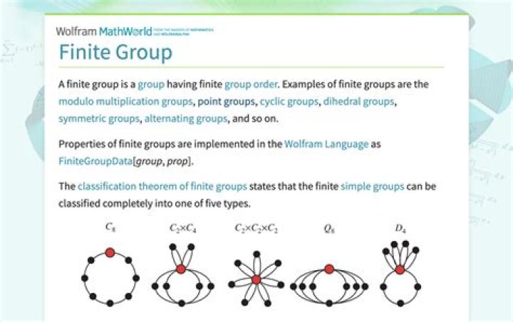 Are there real world applications of finite group theory?