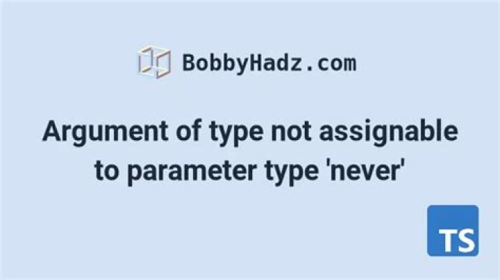 Argument type is not assignable to parameter type and it should be