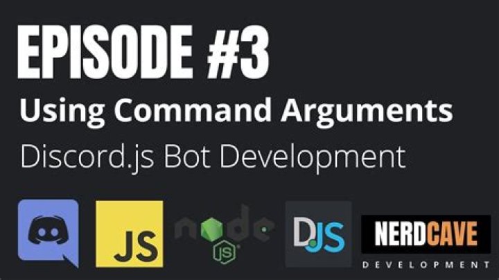 Arguments for Discord.js