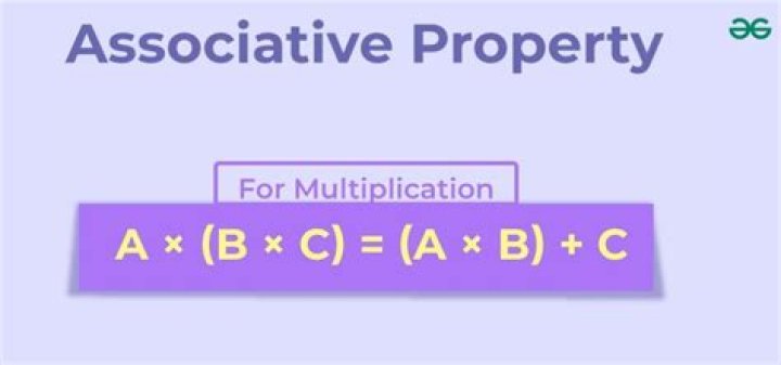 Associative property in matrix multiplication