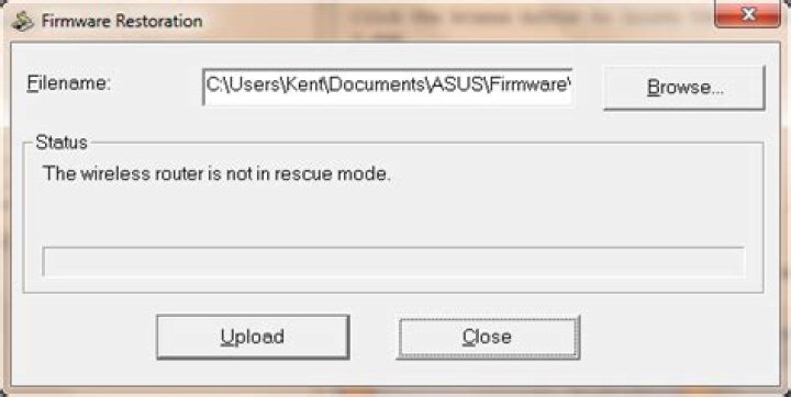 ASUS RT-AC66R hard reset