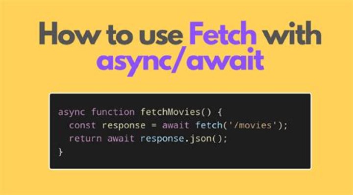 async/await with fetch JS [duplicate]