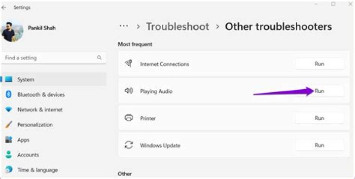 Audio Troubleshooter