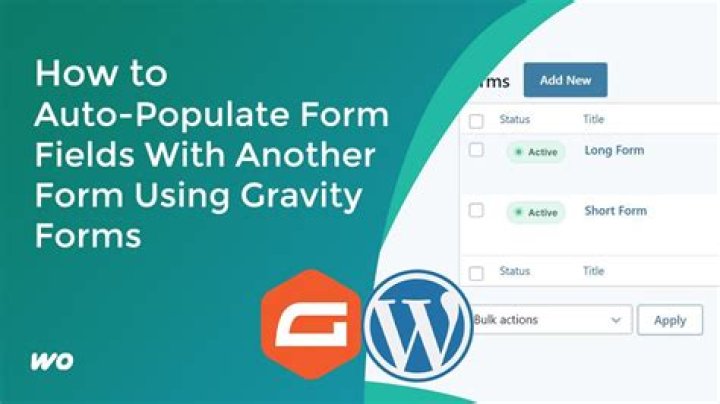 Auto search and populate fields using Gravity Forms