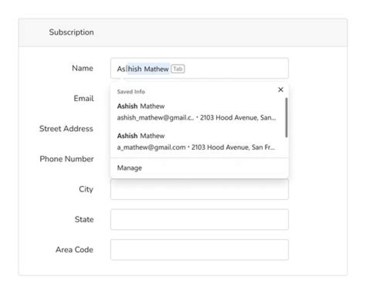 Autofill "Edit form entry" with some text changed