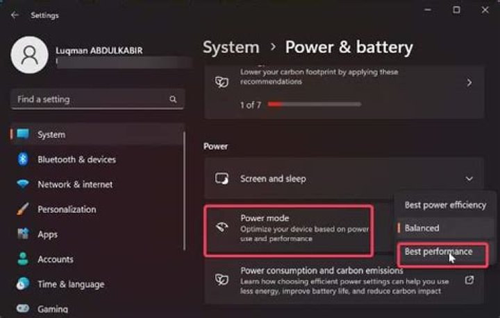 Automatic switching between performance and powersave mode on plugging in/out the power supply