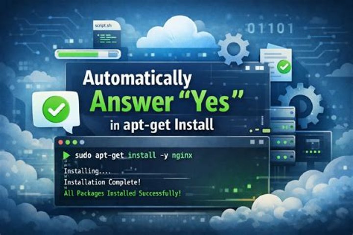 Automatically answer 'Yes' when using apt-get install
