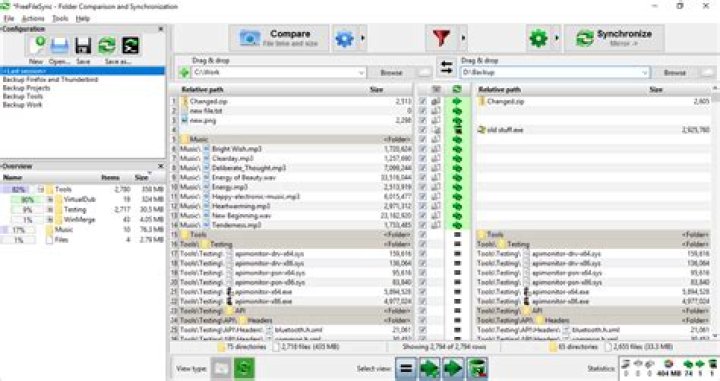 Automatically do a two-way sync of two directories