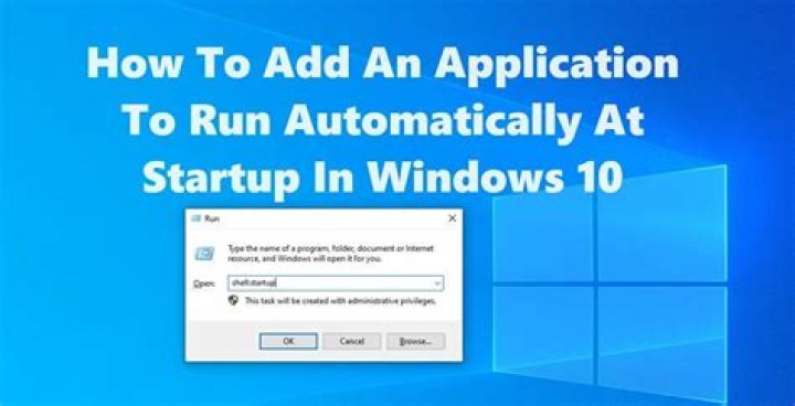 Automatically run a script when I log on to Windows
