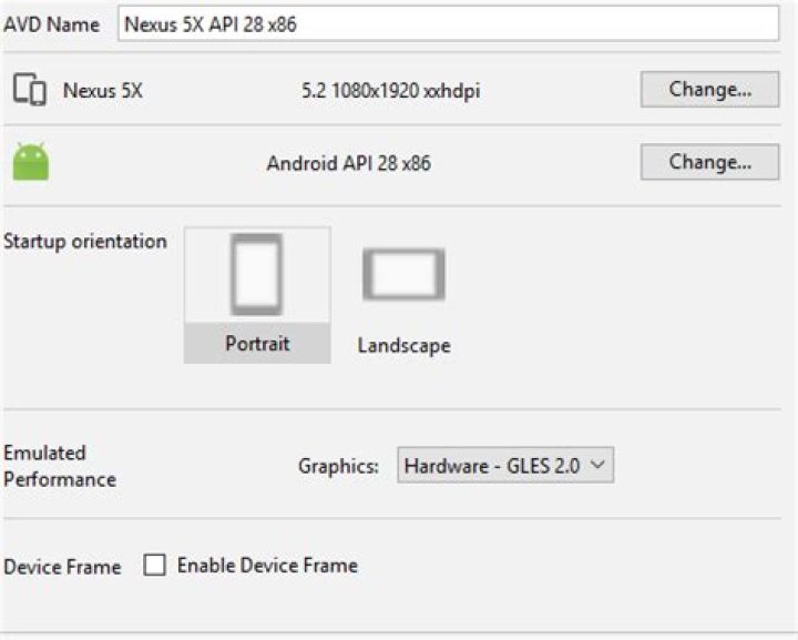 AVDConfiguration