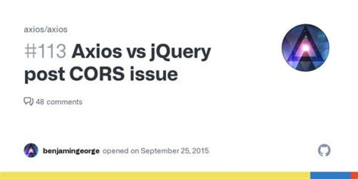 Axios having CORS issue