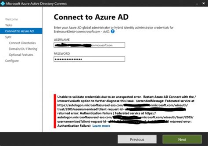 Azure AD Connect 