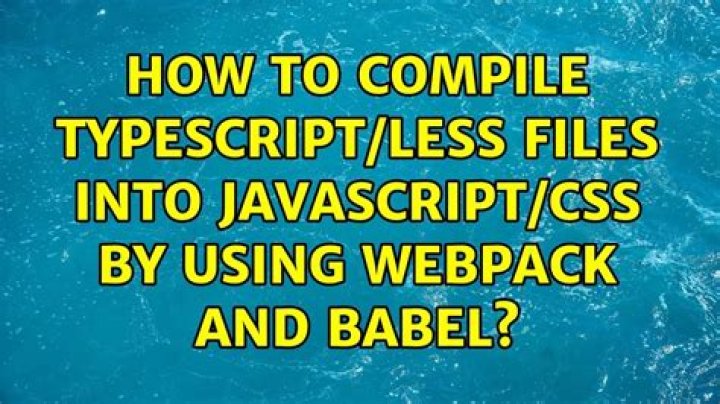 Babel Compile CSS files