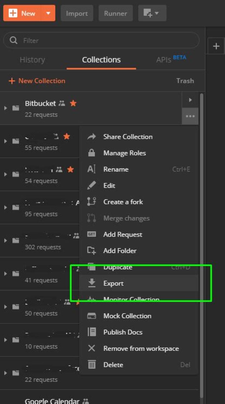 Backup Postman Configuration to file - environment and settings