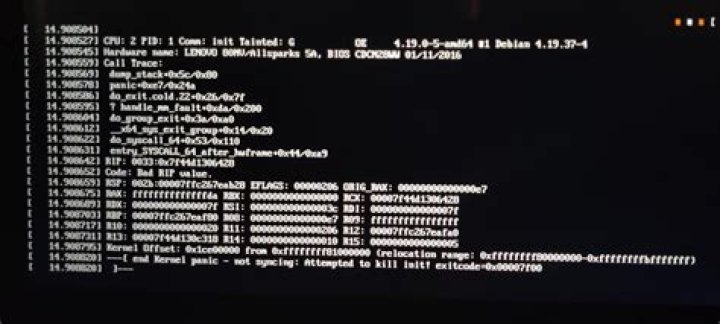 Bad RIP Value only on kernel 5.3.0-26-generic