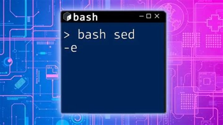 Bash script 'sed: first RE may not be empty' error